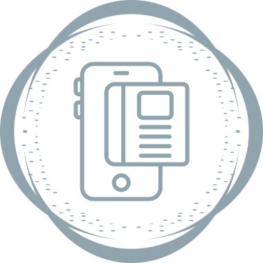 cep telefonu simgesi, vektör illüstrasyonu basit tasarım