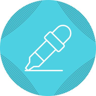 Göz damlası ağ simgesinin vektör illüstrasyonu    