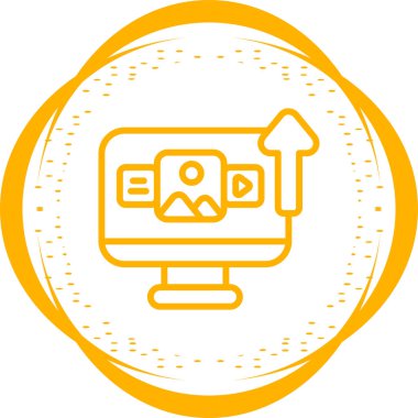 Tasarım Evrim. Web simgesi basit illüstrasyon 