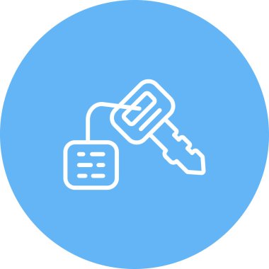 Anahtar. Web simgesi basit illüstrasyon 