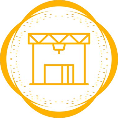 3D baskı simge vektör çizim  