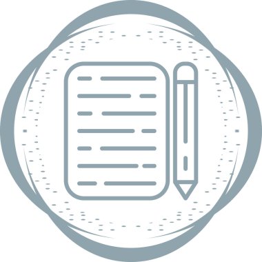 Test simgesinin temel doğrusal resmi