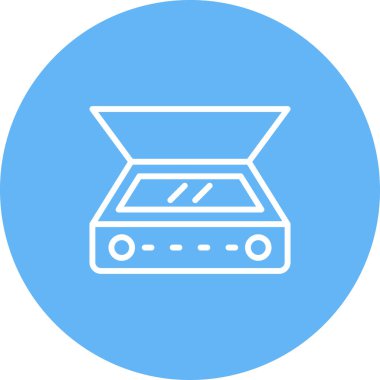 Tarayıcı simgesinin temel doğrusal sanatı