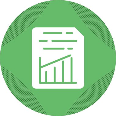 Veri Analytics vektör satırı simgesi
