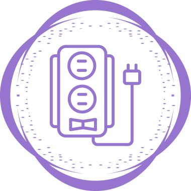 Pil simgesinin vektör illüstrasyonu