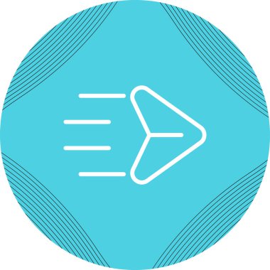 Uçak simgesinin vektör illüstrasyonu