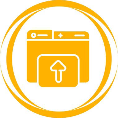 fırın makinesi yuvarlanmış vektör simgesi