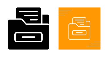 Belge simgesinin vektör illüstrasyonu