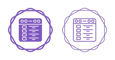 Web tarayıcı simgeleri ayarlandı, vektör illüstrasyonu basit tasarım