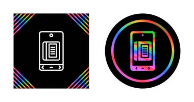 akıllı telefon simgeleri ayarlandı, vektör illüstrasyonu basit tasarım