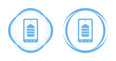 Beyaz arkaplanda izole akıllı telefon simgesi, modern telefon işareti, renkli illüstrasyon 