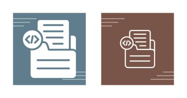 Soyut renkli bir biçimde çevrimiçi belge simgesi.