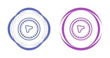 sağ ok ile daire ve yuvarlak düğmeler.