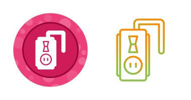 Siyah çizgi batarya şarj seviyesi göstergesi simgesi beyaz arkaplanda izole edildi. Simgeleri renklendirin. Vektör