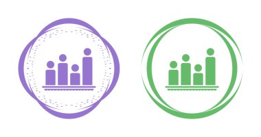 Beyaz arkaplanda izole edilmiş farklı stillere sahip yuvarlak simgeler dizisi