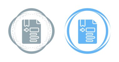 belge simgesi vektör illüstrasyon tasarımı