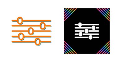 Beyaz arkaplanda izole edilmiş eşitleme simgeleri kümesi, vektör illüstrasyonu    