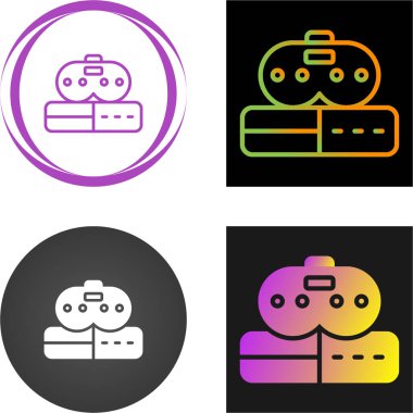 Oyun Konsolu denetleyici simgeleri ayarlandı, vektör illüstrasyonu