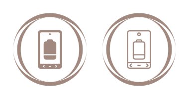 Akıllı telefonun renkli simgesi beyaz arkaplanda izole edildi  