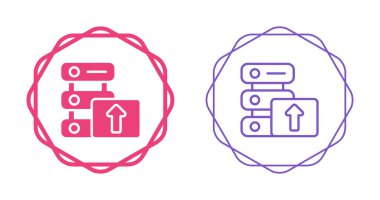 Dairesel ana çerçeveler içinde veri sunucuları yükleniyor