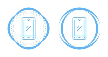 akıllı telefon simgeleri ayarlandı, vektör illüstrasyonu basit tasarım