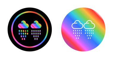 yağmur ikonu vektör illüstrasyon tasarımı