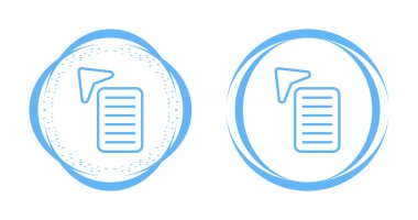 Beyaz arkaplan, vektör illüstrasyonunda izole edilmiş belge ve ok simgeleri   