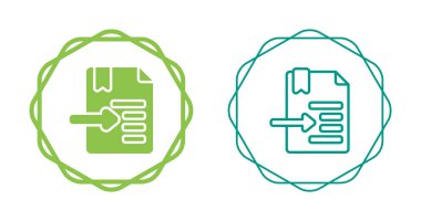 Oklar ve sınırlar içeren yeşil çizilmiş belge simgeleri