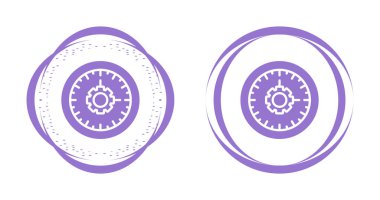 Beyaz arkaplanda kronometre simgeleri, vektör illüstrasyonu     