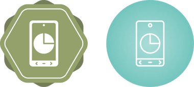 akıllı telefon simgeleri ayarlandı, vektör illüstrasyonu basit tasarım