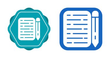 Belge düzenleme simgeleri, vektör illüstrasyonu basit tasarım