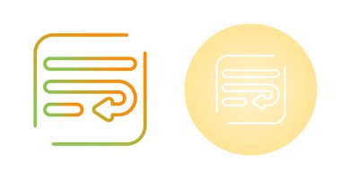 Metin Kaydırma Simgesi Satırı Ana Hattı Ok Yolu Biçimi Sözcük Biçimi Düzenleme Paragraf Web Sitesi Görünüm Vektörü