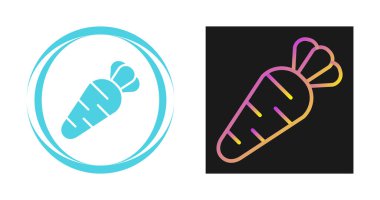 Havuç ağ simgeleri vektör illüstrasyonu