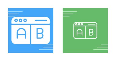 Kas testi simgeleri kullanılarak web sitesi düzenleri karşılaştırılıyor