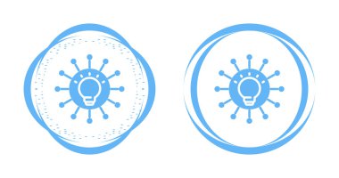 Bir dizi virüs, beyaz arka planda izole edilmiş bakteri simgeleri. vektör illüstrasyonu 
