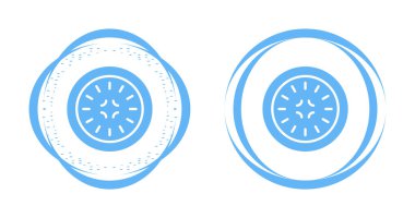 bisküvi simgesi beyaz arkaplanda izole 