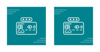 Kredi kartı simgesi seti. Beyaz Arkaplanda Kredi Kartı Ödeme Simgesi Vektör İşaretleri 