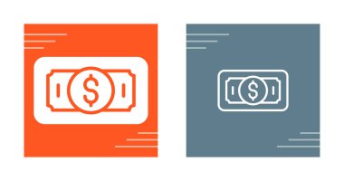 Dolar çizgisi simgesi vektör çizimi tasarımı