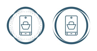 akıllı telefon simgeleri ayarlandı, vektör illüstrasyonu basit tasarım