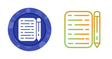 Belge düzenleme simgeleri, vektör illüstrasyonu basit tasarım