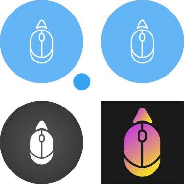 Bilgisayar farelerinin vektör illüstrasyonu web simgeleri              