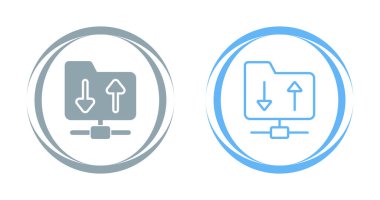 Satır dosya belgesini ayarla ve simge indir. Vektör. beyaz daire şekilleri.