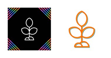 Beyaz arkaplanda çiçek simgeleri kümesi, vektör illüstrasyonu