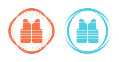 Strateji yeleği simgeleri ayarlandı, vektör illüstrasyonu 