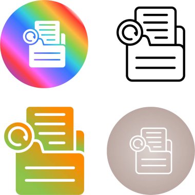 Bir belgenin bu soyut renk vektör simgesi sadece görsel olarak çekici değil, aynı zamanda kullanıcı deneyimini web üzerinde geliştirmede pratik amaçlara hizmet eder..