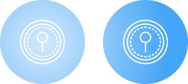 pin web simgesi vektör illüstrasyonu