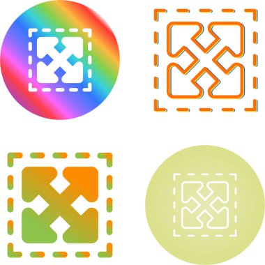 düğme boyutu vektör illüstrasyon tasarımı