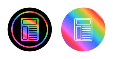 Belge simgeler kümesi, vektör çizim