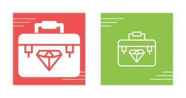 En çok satan, elmas simgeli çanta, vektör