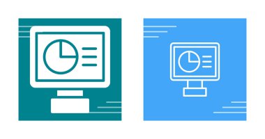 Bilgisayar Simgesi Beyaz Arkaplanda İzole Edildi, Vektör Resimleri 
